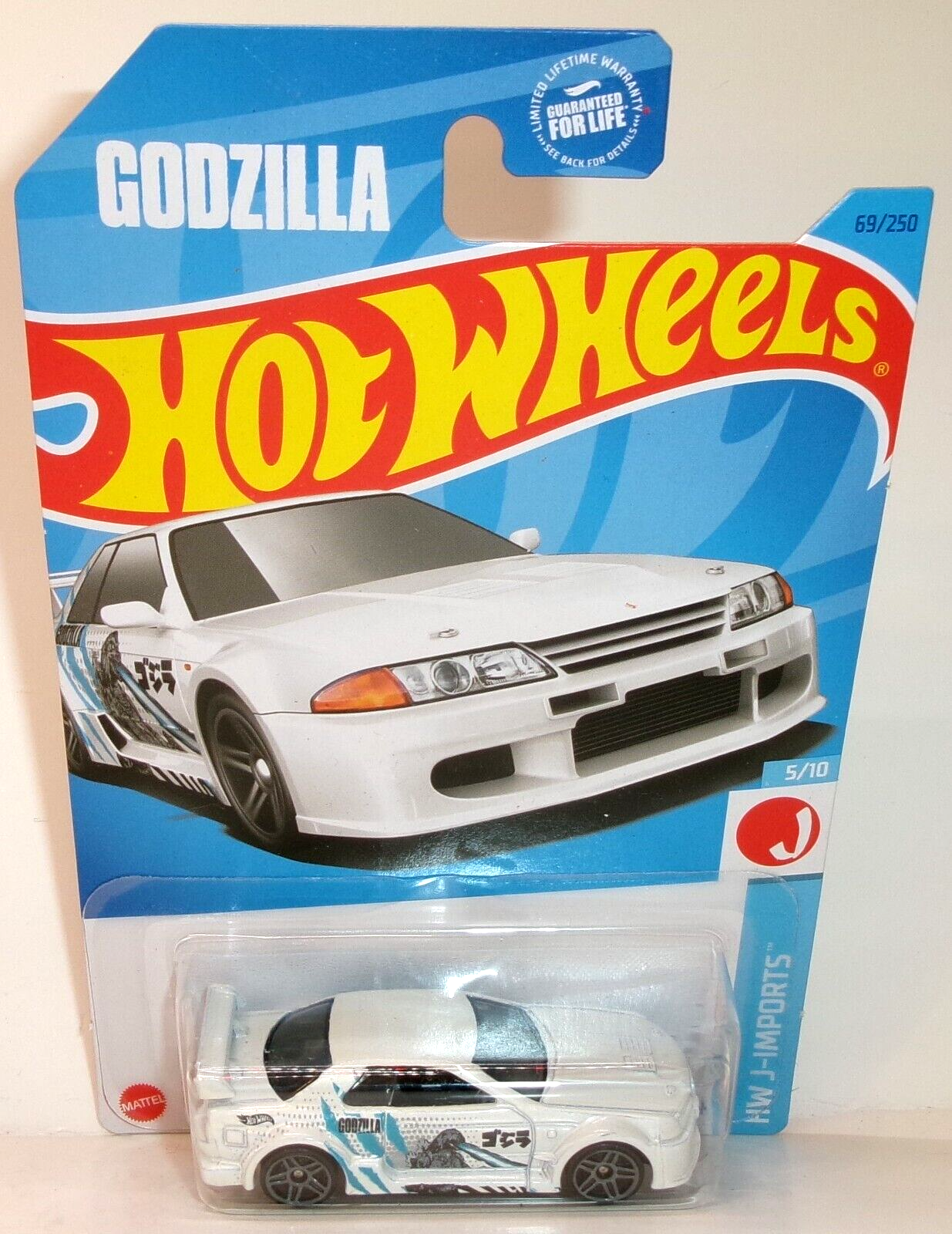 2023 HOT WHEELS 1:64 HW J-IMPORTS 5/10 WHITE NISSAN SKYLINE