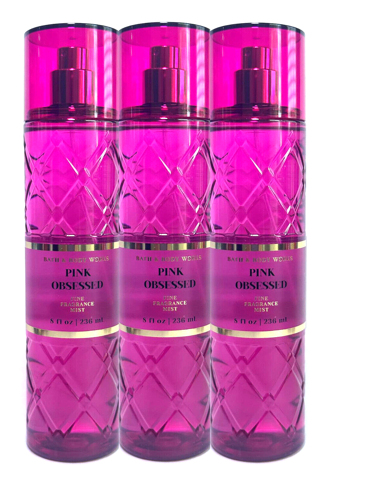 3 BATH & BODY WORKS PINK OBSESSED FINE FRAGRANCE MIST BODY 3 BATH & BODY WORKS PINK OBSESSED FINE FRAGRANCE MIST BODY