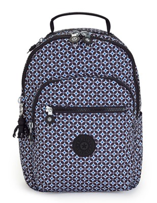 kipling Basic Print Seoul Backpack S Rucksack Rucksack Blackish Tile schwarz
