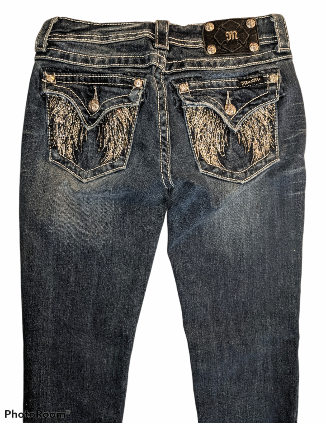 Skinny Angel Wings Jeans Womens Size 