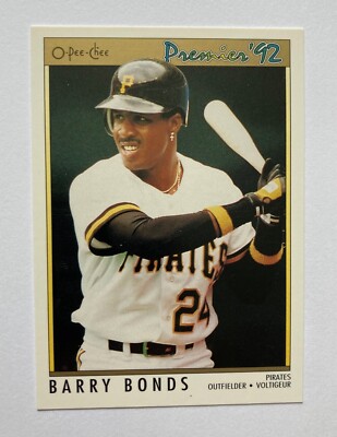 1992 O-Pee-Chee Premier #157 Barry Bonds, PIRATES