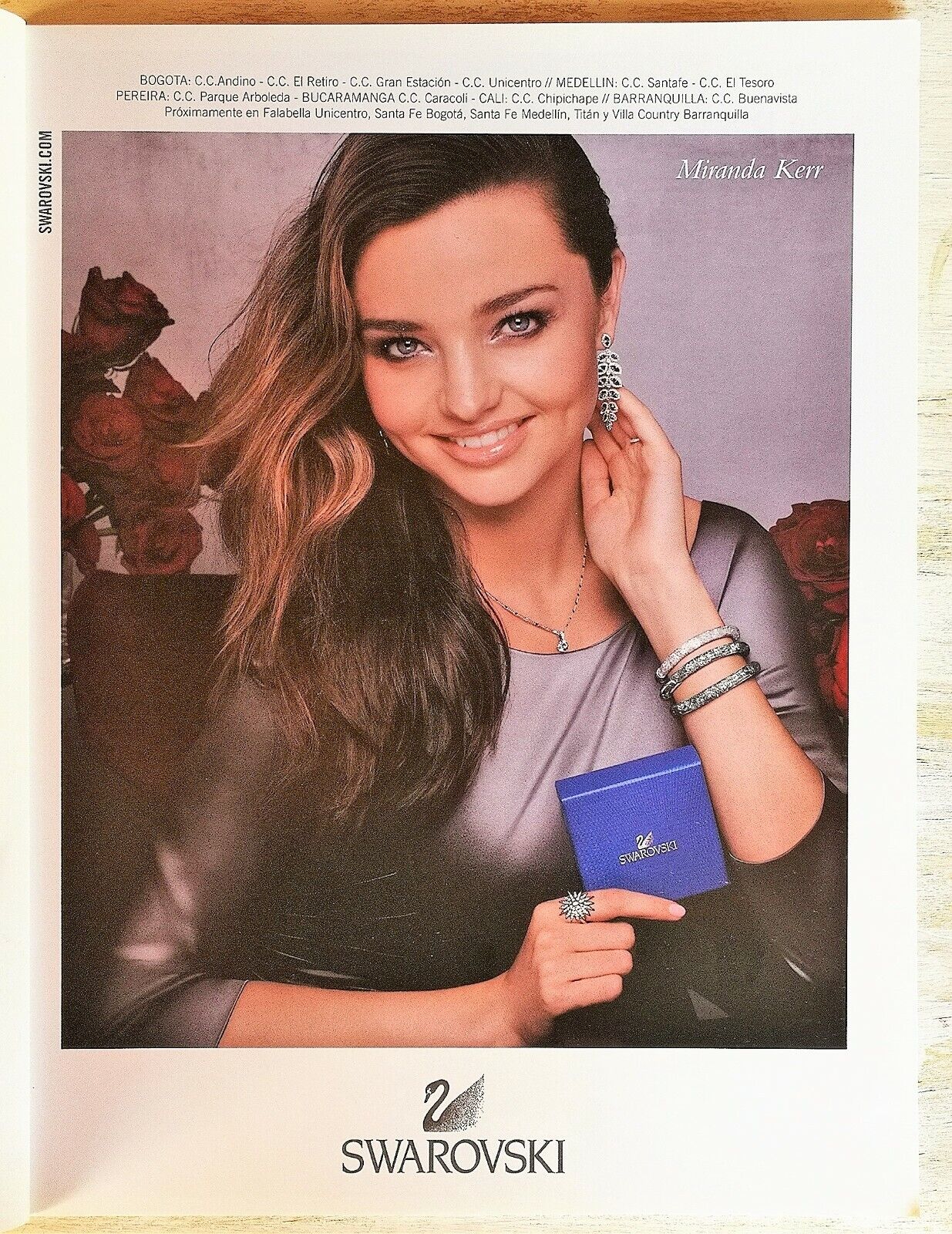 Swarovski Jewelry Miranda Kerr Spanish Full Page Original Color Ad - RARE | eBay Swarovski Jewelry Miranda Kerr Spanish Full Page Original Color Ad - RARE | eBay
