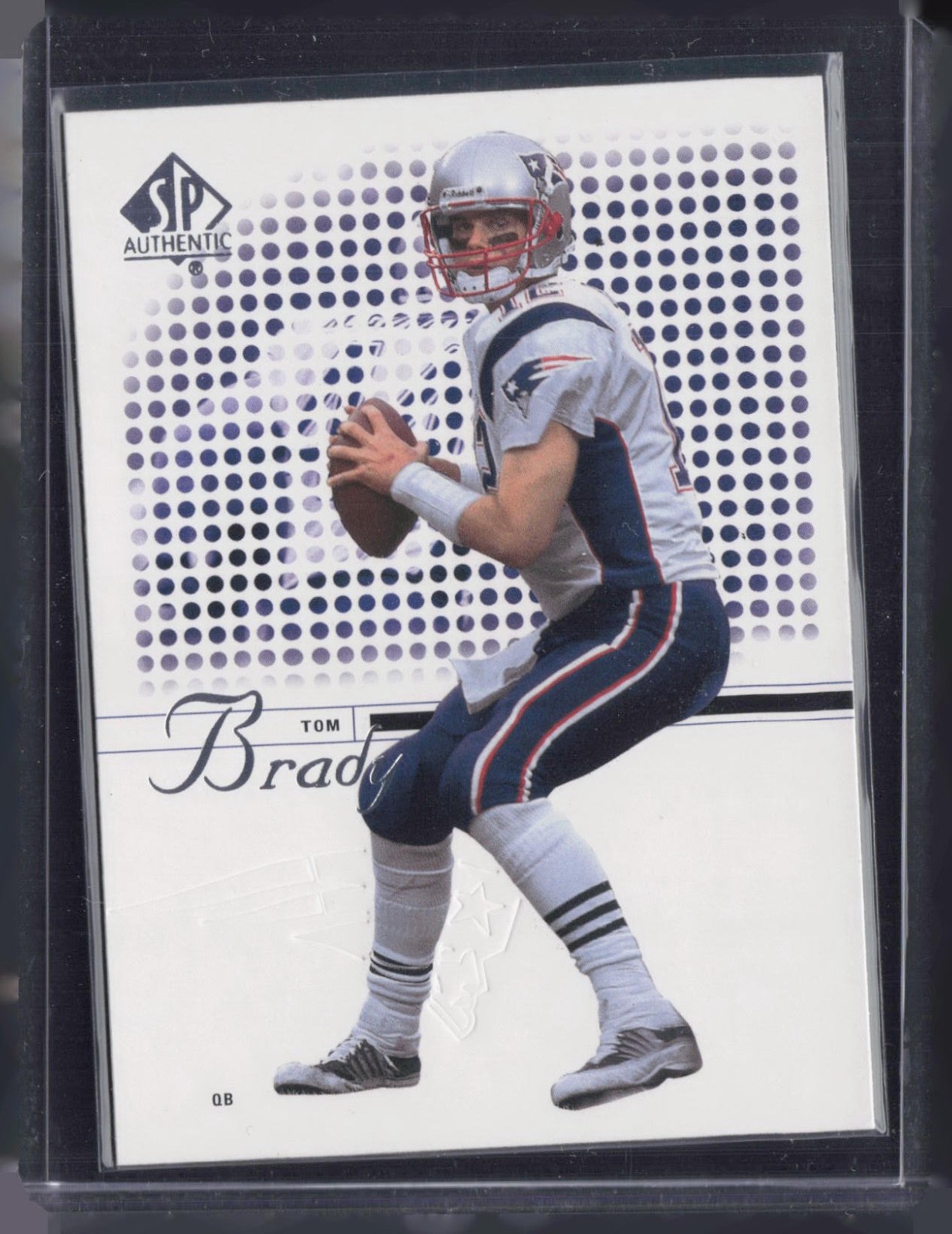 2002 SP Authentic Football #1 Tom Brady