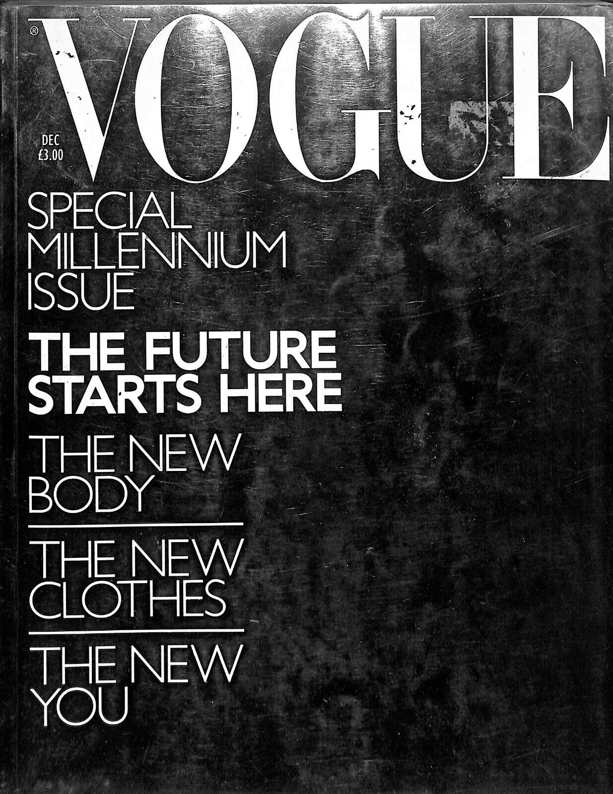 VOGUE Magazine November 1999 Millennium Special + SUP