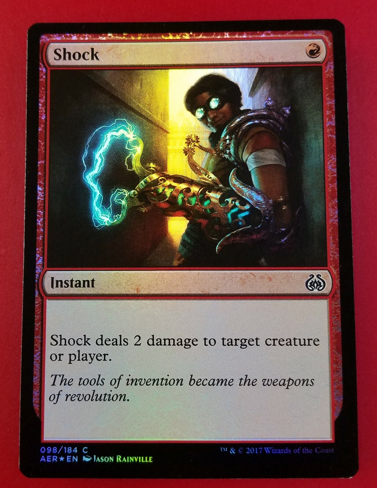 1x Shock | FOIL | Aether Revolt | MTG Magic Cards | eBay
