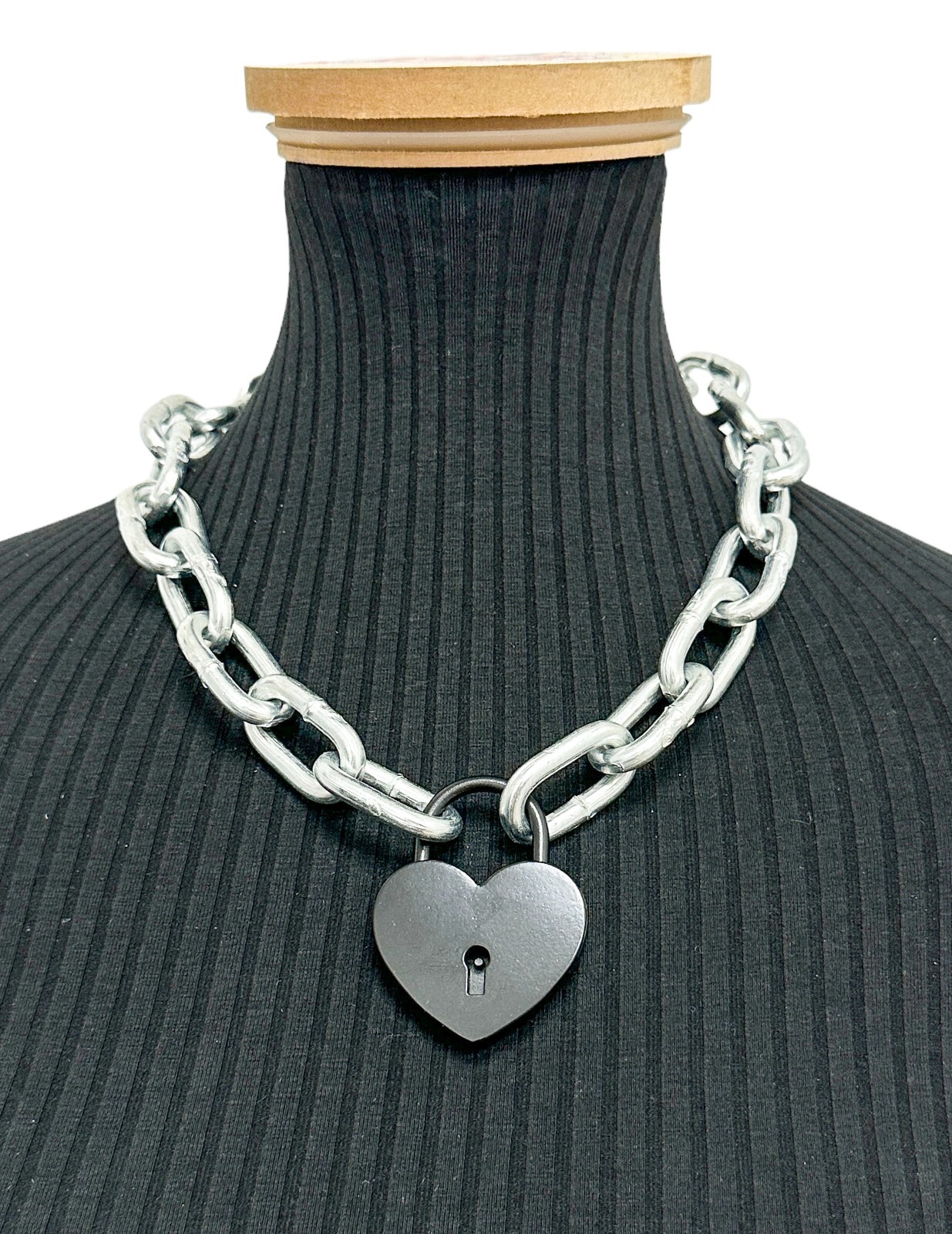 ★SENTIMENTS★ NO.480 [BLACK] HEART CODE LOCK CHAIN NECKLACE NO.480 [BLACK] HEART CODE LOCK CHAIN NECKLACE - 감도 깊은