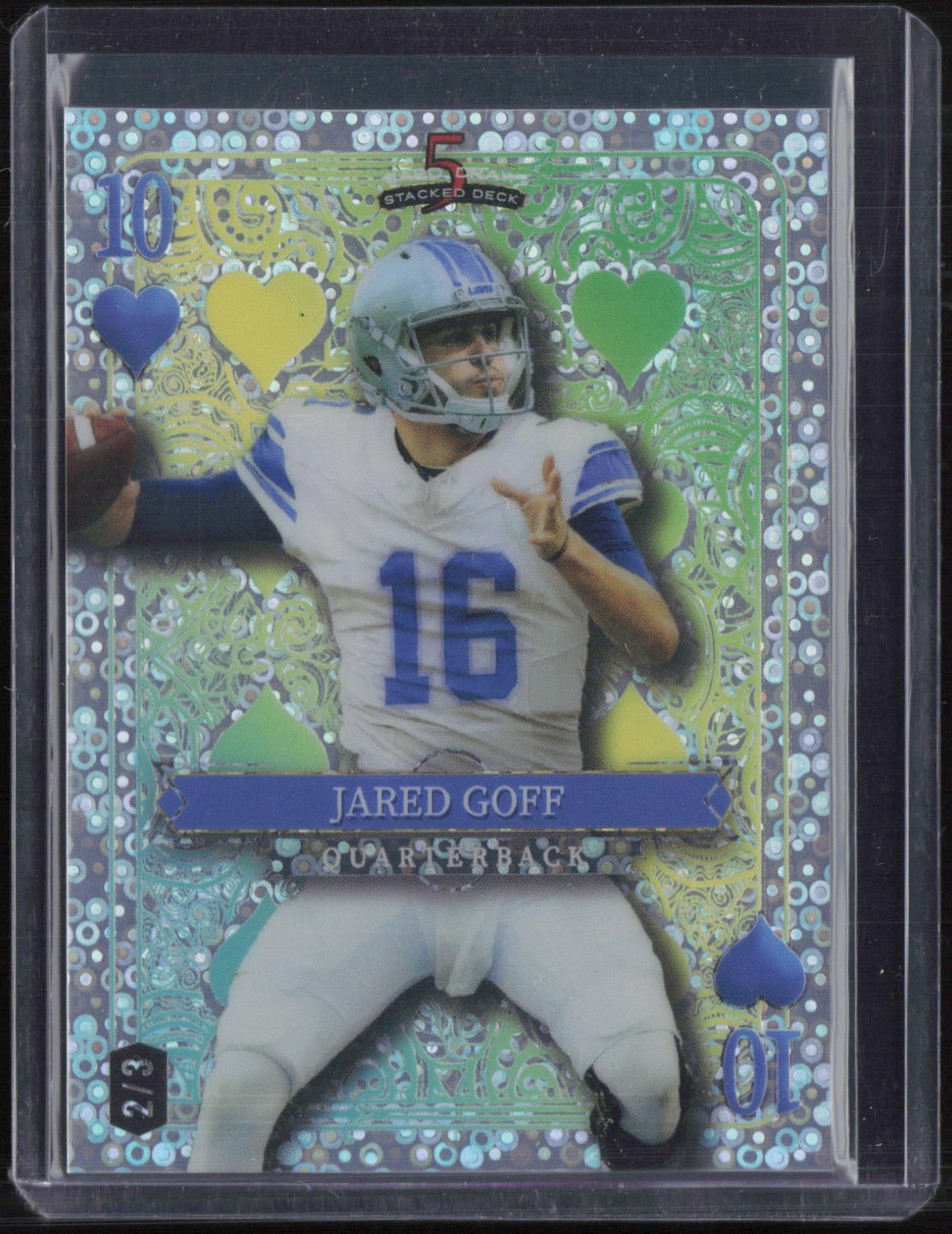 2024 Wild Card 5 Card Draw Stacked Deck Jared Goff 2/3