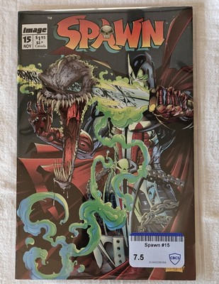 Spawn 15 - Violator Cover and Appearance 1993 Graded 7.5