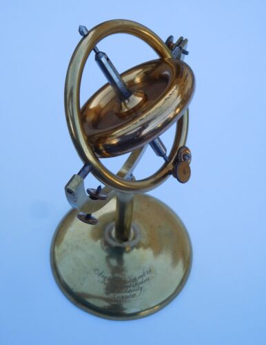 Victorian C. 1860 Astronomy Astrological Space Gravity Gravitational Gyroscope !
