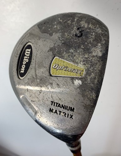 Wilson 3 Wood Optimax Titanium Matrix Mens Flex Tip Flex Med/Firm