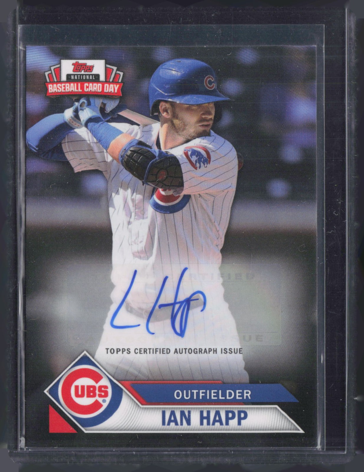 2021 Topps National Baseball Card Day Ian Happ 164/228 Auto Autograph