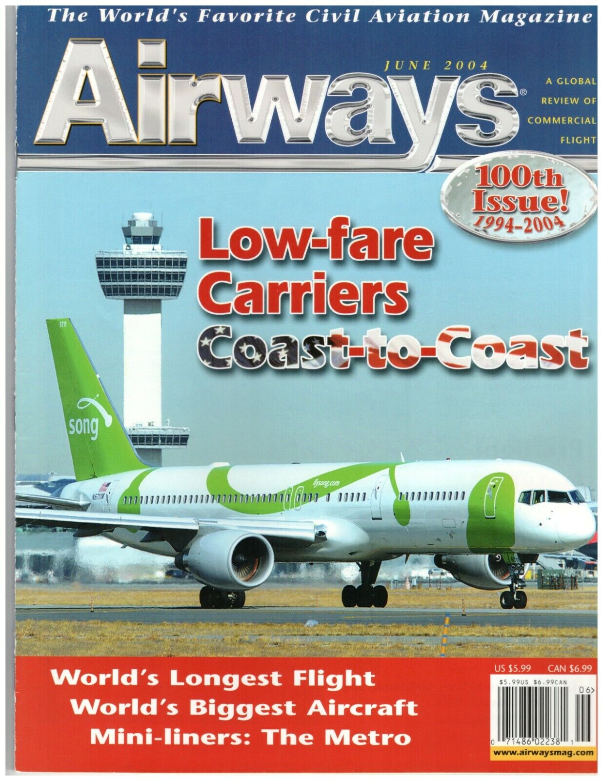 Airways Magazine - 2004-06 June 100th Issue 1994-2004 | eBay Airways Magazine - 2004-06 June 100th Issue 1994-2004 | eBay