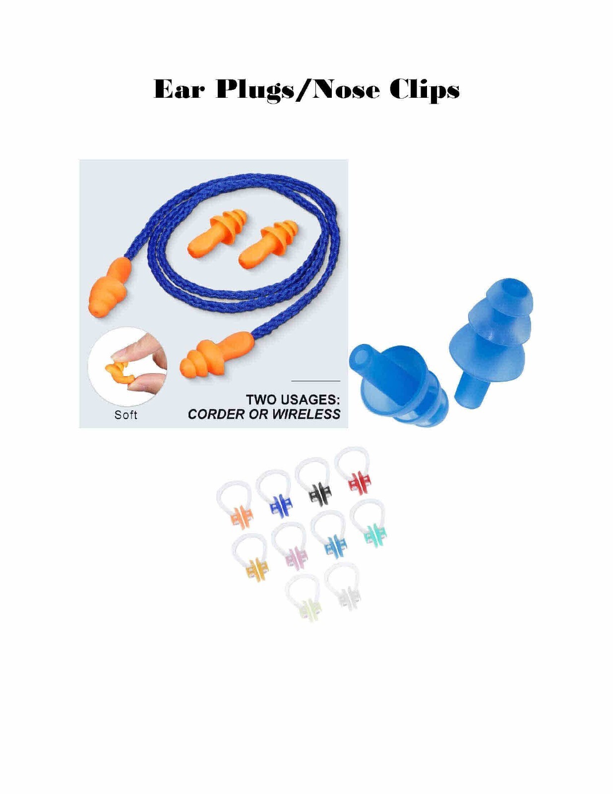 Nose Ear Plugs