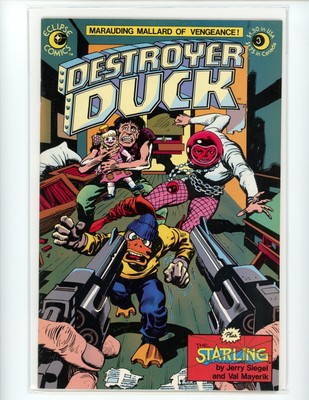 Destroyer Duck #3 Jack Kirby Cover Eclipse Comics 1983