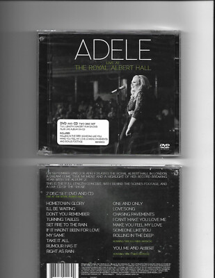 Adele- Live At The Royal Albert Hall  CD & DVD 2 Disc-Set **Sealed Promo Copy**