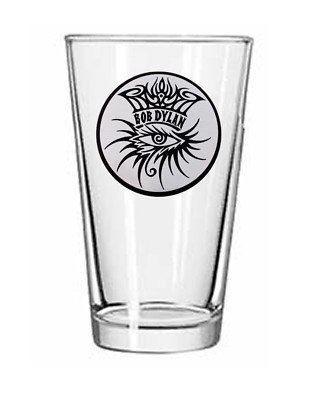 Bob Dylan - Rock and Roll 16 oz Pint Pub Beer Glass Tumbler Tea Seltzer Cocktail