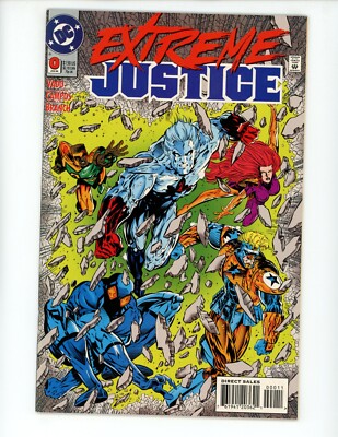 Extreme Justice #0 Comic Book 1995 NM Marc Campos DC Amazing Man