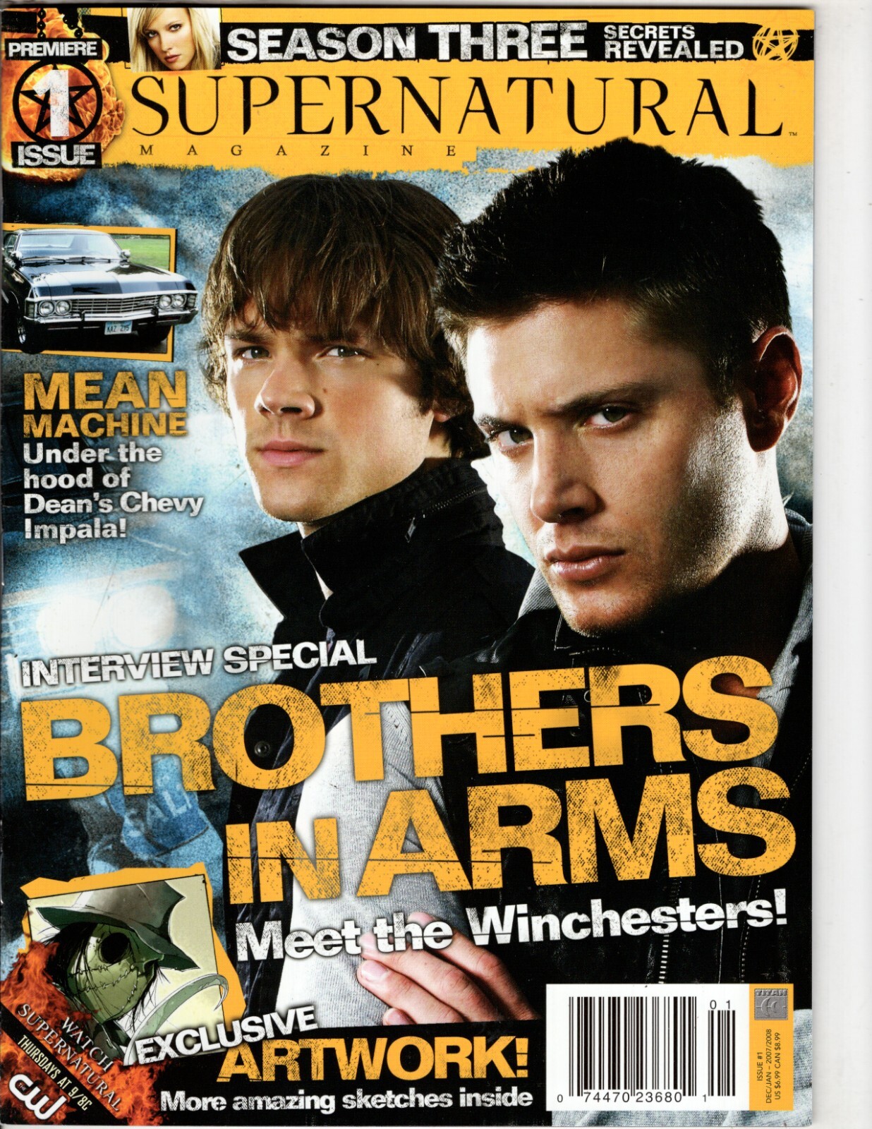 SUPERNATURAL III ポスター Supernatural: Season 3 TV Poster (2007) - 11x17 inches | NEW