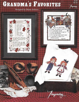 Imaginating #129 GRANDMA'S FAVORITES - Cross Stitch