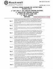 Electrical Wiring Diagrams for Factory Wired Rockwell Delta Manual on