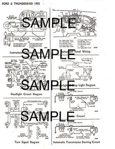 56 Ford Thunderbird Wiring Diagram