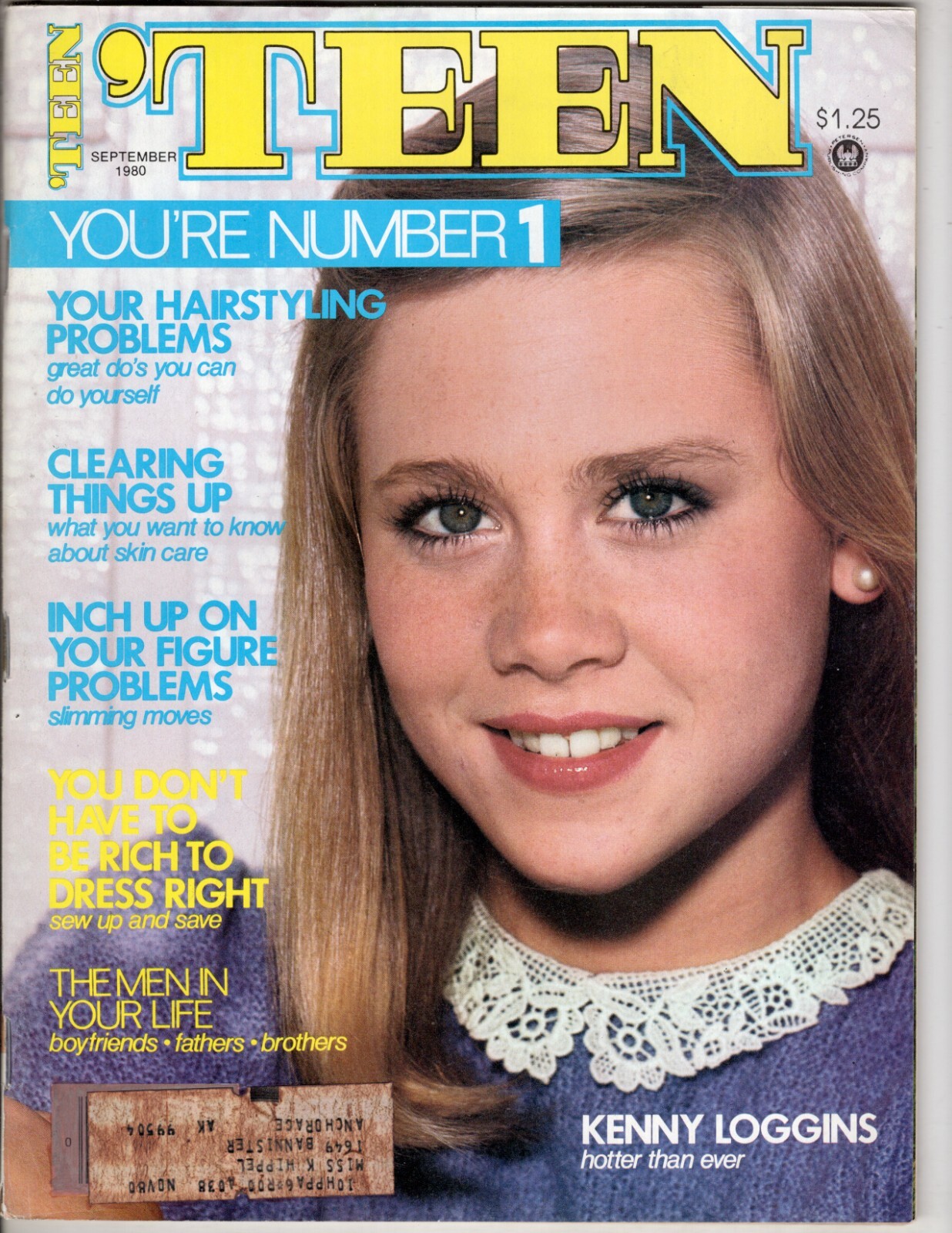 SUSAN BLOCK September 1980 TEEN Magazine KENNY LOGGINS PAT