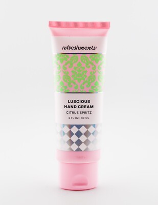 Ipsy Refreshments Luscious Hand Cream Citrus Spritz 2oz - NEW & Sealed