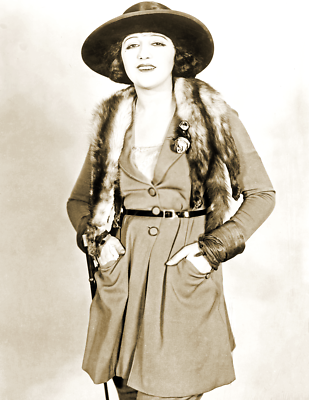 1915-1920 Actress Bebe Daniels Old Photo 8.5" x 11" Reprint