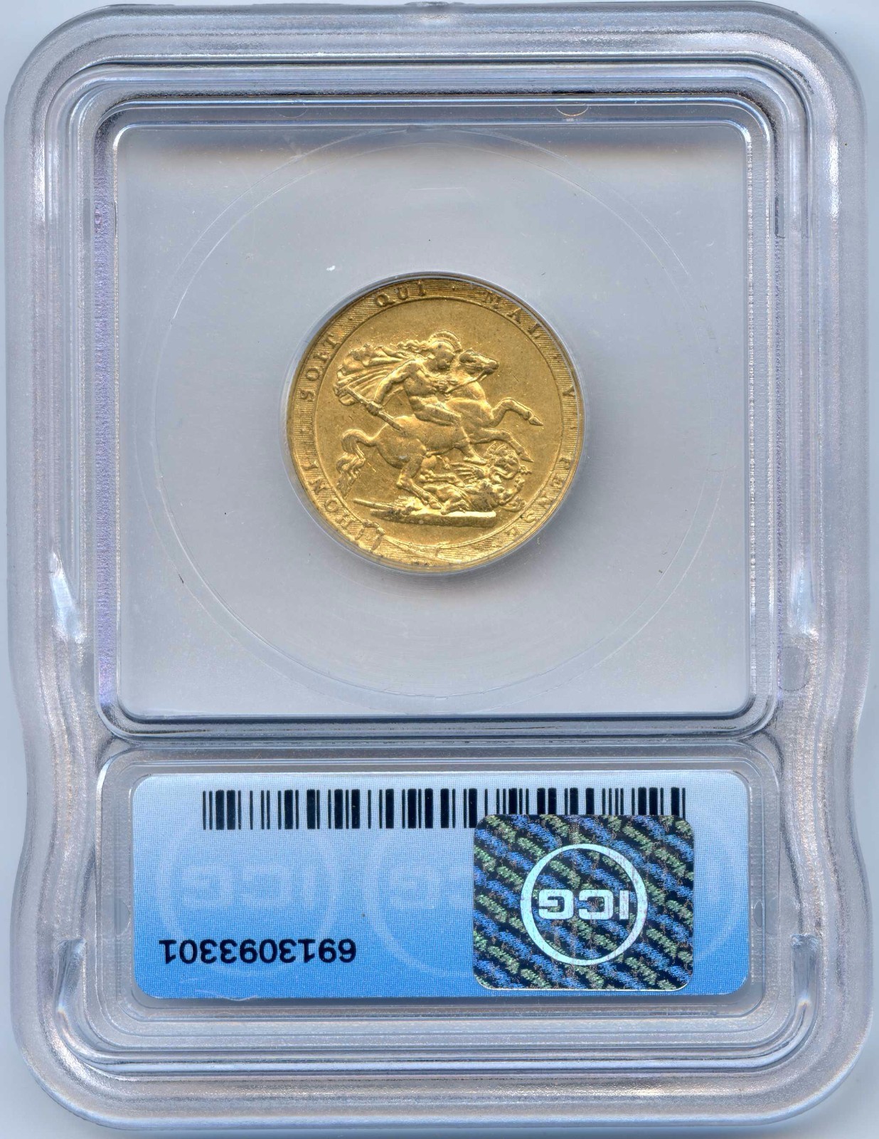 1820 Great Britain Gold Sovereign. ICG Graded EF 45. Lot #2246