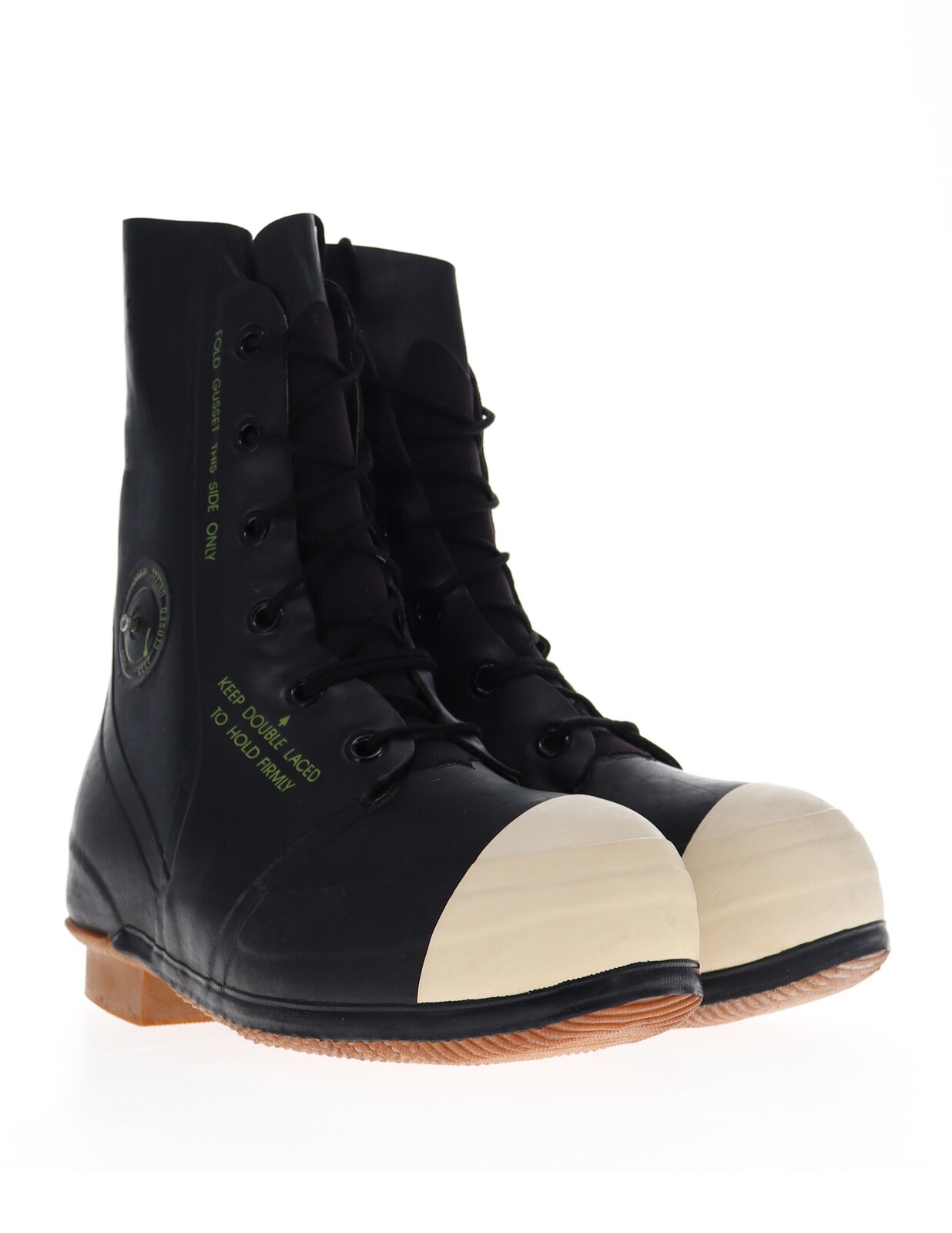 Raf Simons Mickey Mouse Bata Bunny Steel Toe Boots SIZE 9R Raf Simons Mickey Mouse Bata Bunny Steel Toe Boots SIZE 9R
