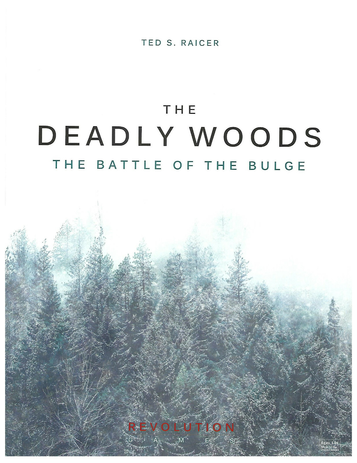 Революционные военные игры The Deadly Woods Битва в Арденнах Коробочное издание NISW