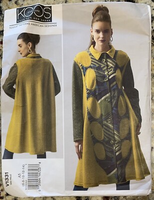 VOGUE Designer Koos Couture Pattern 1331 Jacket Size 6 8 10 12 14 UNCUT FF