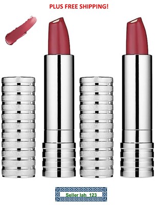 LOT/2 Clinique Dramatically Different Shaping Lipstick~PASSIONATELY~NIB + Sealed