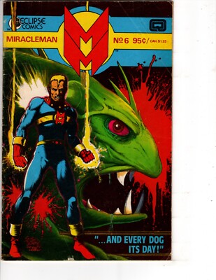 MIRACLEMAN #6 COMIC BOOK VOL. 1 ECLIPSE 1986 Timothy Truman Cover Alan Moore VF