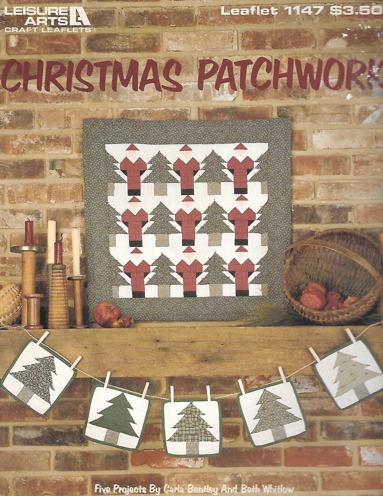 Leisure Arts #1147 Christmas Patchwork - Quilting