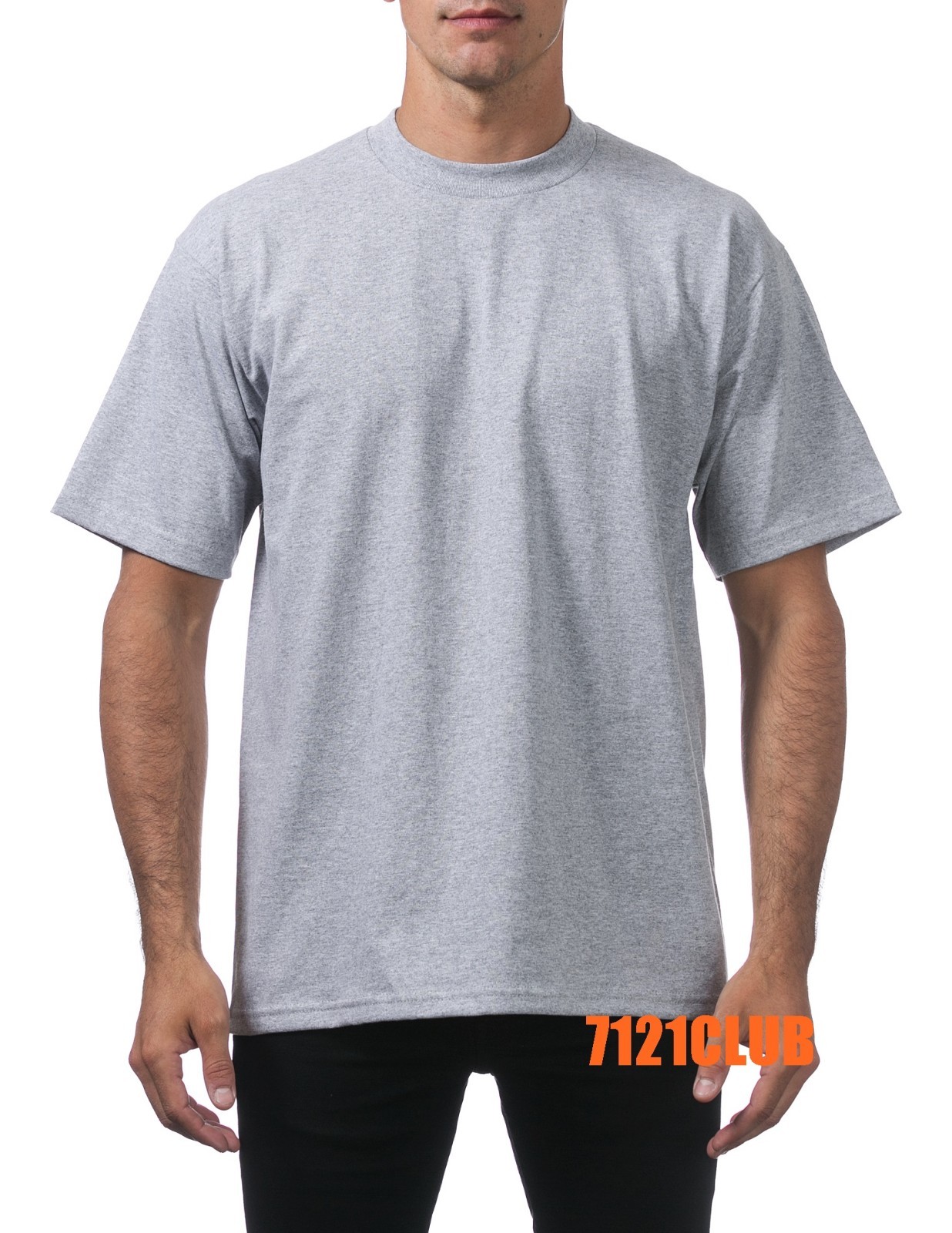 HEATHER GREY (90% Cotton/10% Poly Casual Tee)