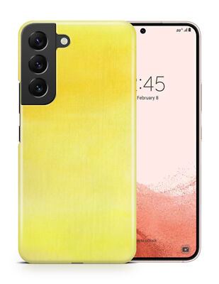 CASE COVER FOR SAMSUNG GALAXY|YELLOW WATERCOLOR ART