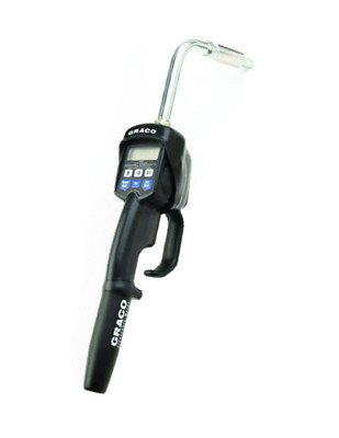 Graco 256216 LDP5 Series Electronic Preset Oil Meter - Rigid Extension - 1/2'' In