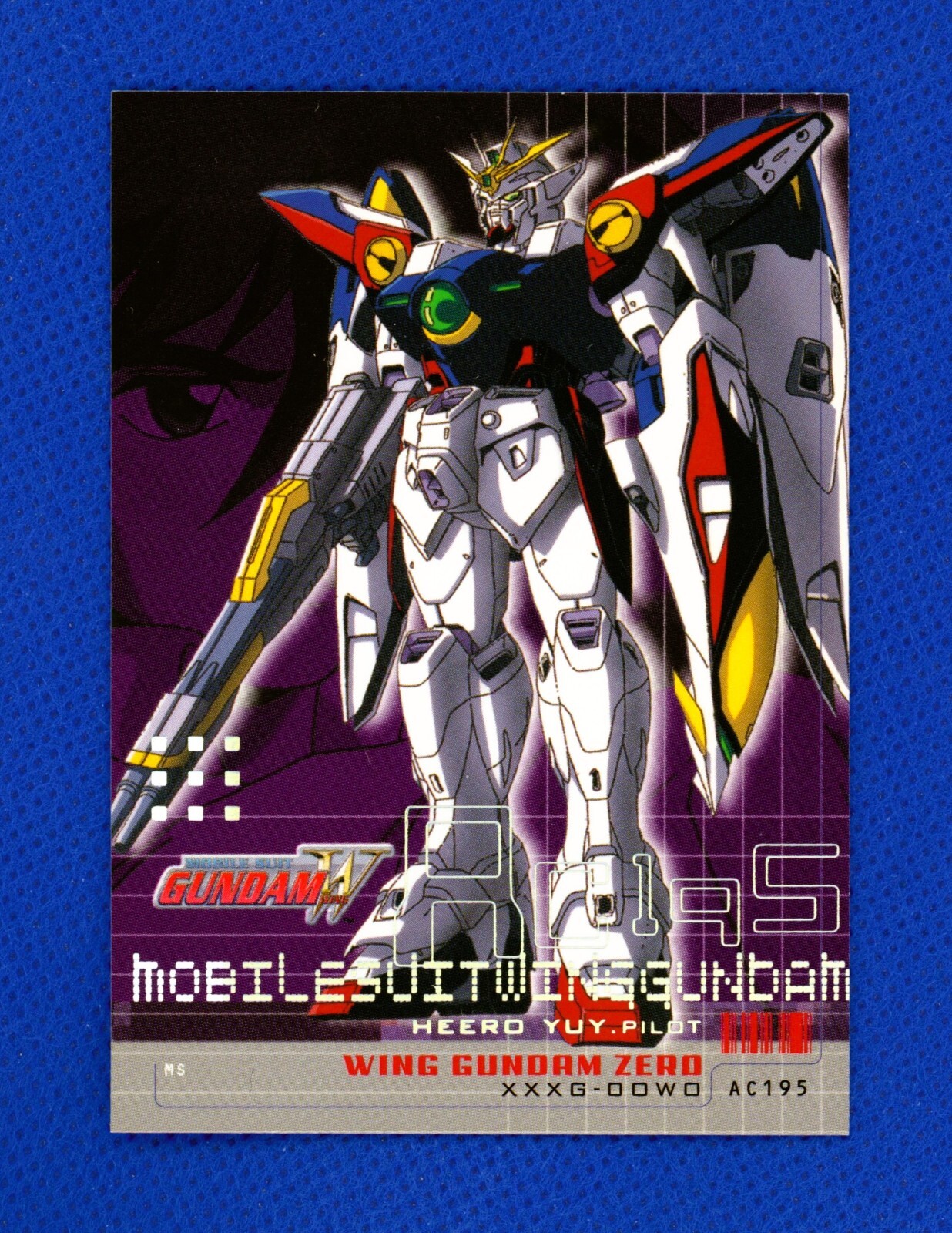 2000 Upper Deck Wing Gundam Zero Promo Card WG-28 Hero Yuy