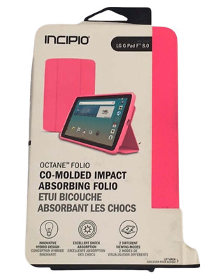 Incipio Octane Co-Molded Durable Impact Absorbing Folio Case for LG G Pad F 8.0