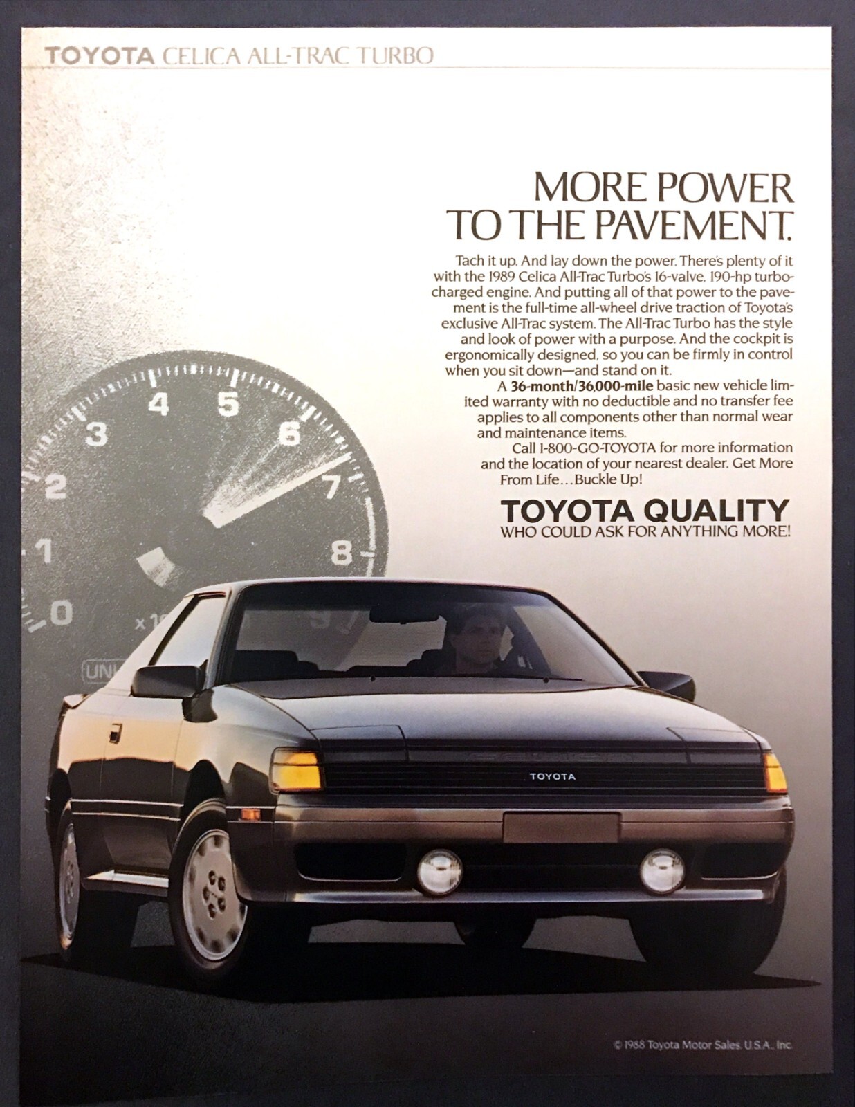 【未開封】DISM TOYOTA CELICA XX2000 G-turbo 1989 Toyota Celica All-Trac Turbo Coupe 