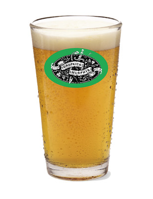Dropkick Murphys  - Rock and Roll - 16oz Pint Beer Glass Seltzer Pub Barware Tea