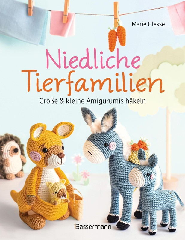 Niedliche Tierfamilien - GroÃE Und Kleine Amigurumis HÃ¤Keln | Marie Clesse