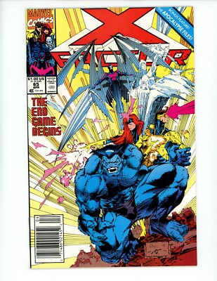 X-Factor #65 Comic Book 1991 NM- Jim Lee Newsstand Marvel Comics