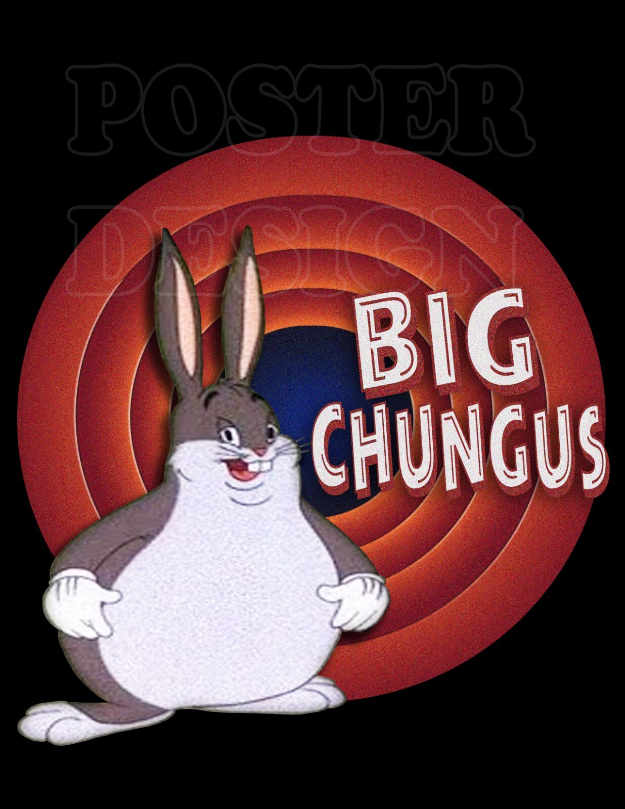 Big Chungus Meme Red Box Logo Bunny Rabbit T-Shirt Big Chungus Meme Red Box Logo Bunny Rabbit T-Shirt