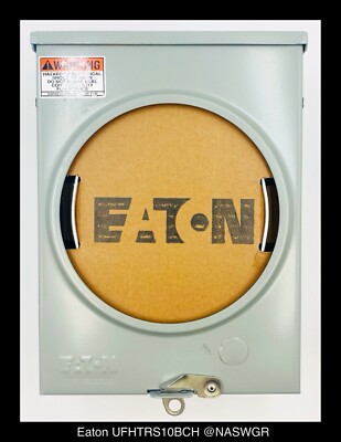 Eaton UFHTRS101BCH Meter Socket - 125A/600V/1P3W - Unused/Warranty