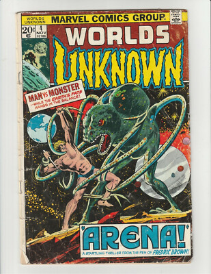 Marvel Comic Worlds Unknown #4 November 1973 3.0 Good / Very Good