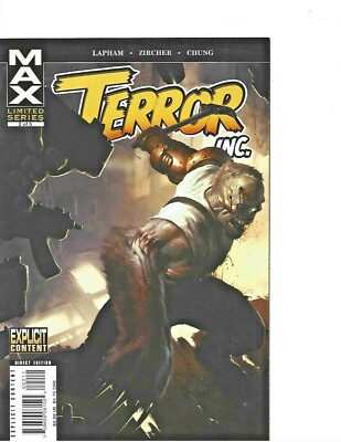 Terror Inc Limited Mini Series 1-5  Marvel Max by David Lapham   Horror Comic