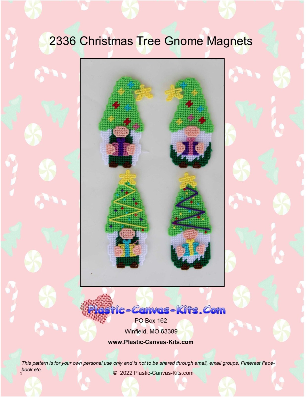 christmas-tree-gnome-magnets-plastic-canvas-pattern-or-kit-ebay