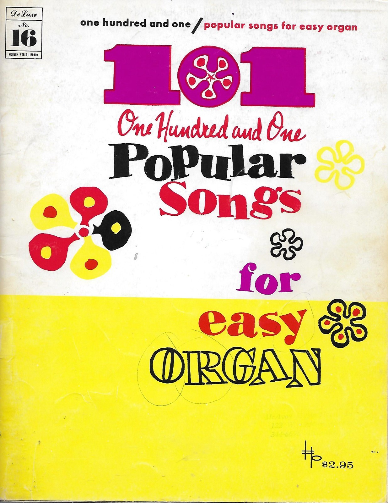 5 SONG & INSTRUMENTAL SOFT BACK BOOKS FOR ORGAN - HAMMOND SPINET - EXCELLENT